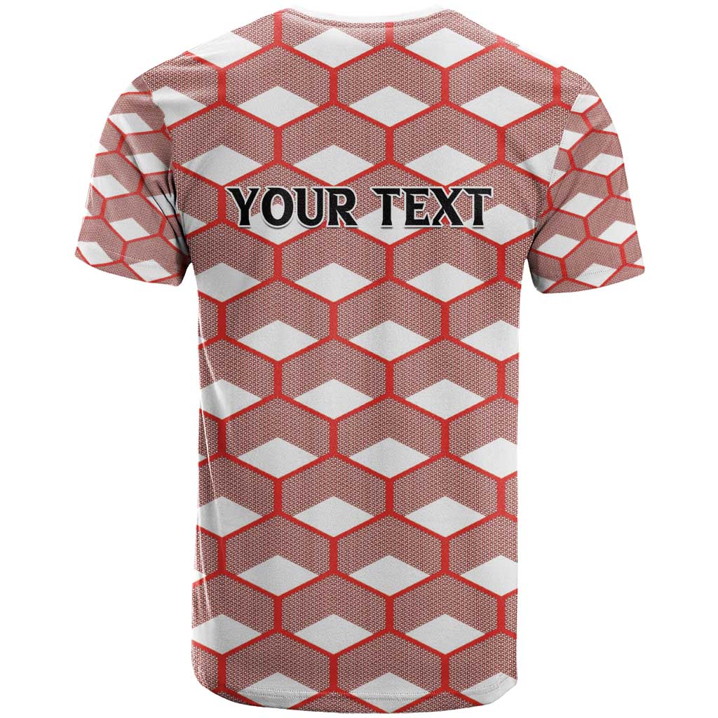 Personalized Kenya Athletics White Jersey T-Shirt Graphic Tee