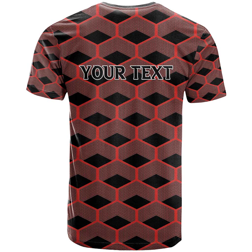 Personalized Kenya Athletics Black Jersey T-Shirt Graphic Tee