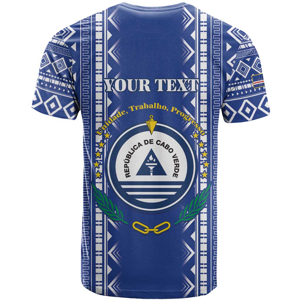 Personalised Cape Verde T-Shirt Grey Headed Kingfisher - Coat Of Arms Graphic Tee