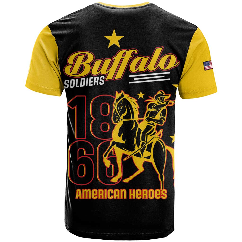 Buffalo Soldiers 9th and 10th Cavalry T-Shirt American Heroes Graphic Tee
