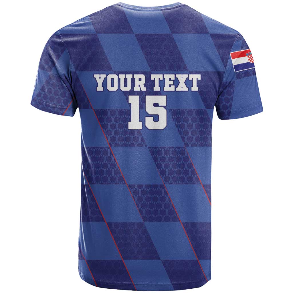 Custom Croatia Football T-Shirt Come On Vatreni Graphic Tee