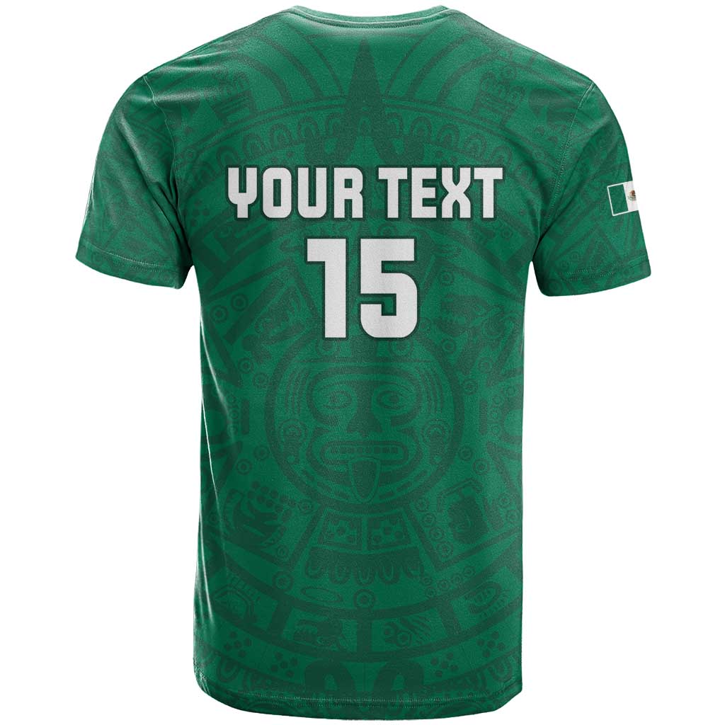 Custom Mexico Guadalupe Football T-Shirt Viva Mexico Graphic Tee