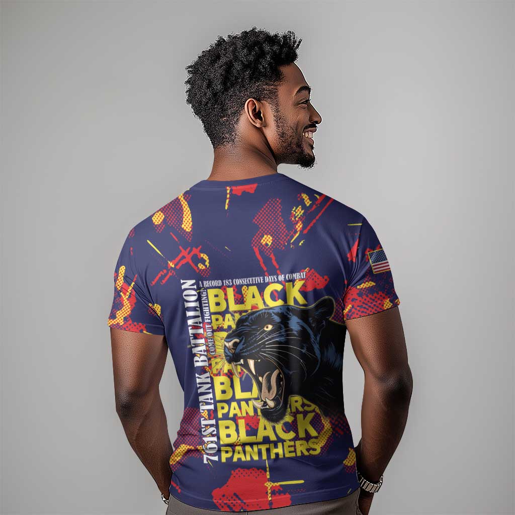 761st Tank Battalion Black Panthers T-Shirt Legendary African American WWII Graphic Tee
