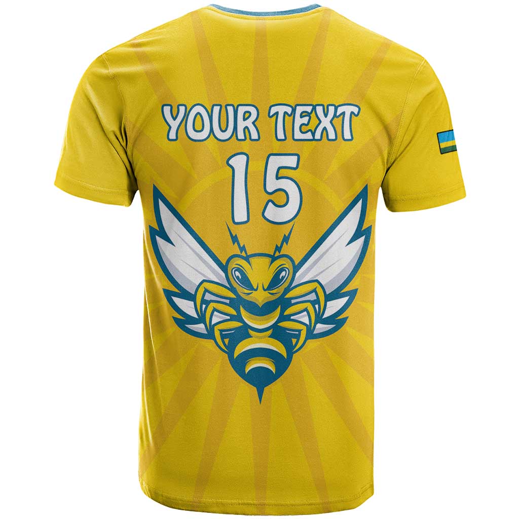 Custom Rwanda Football T-Shirt Go Amavubi Graphic Tee