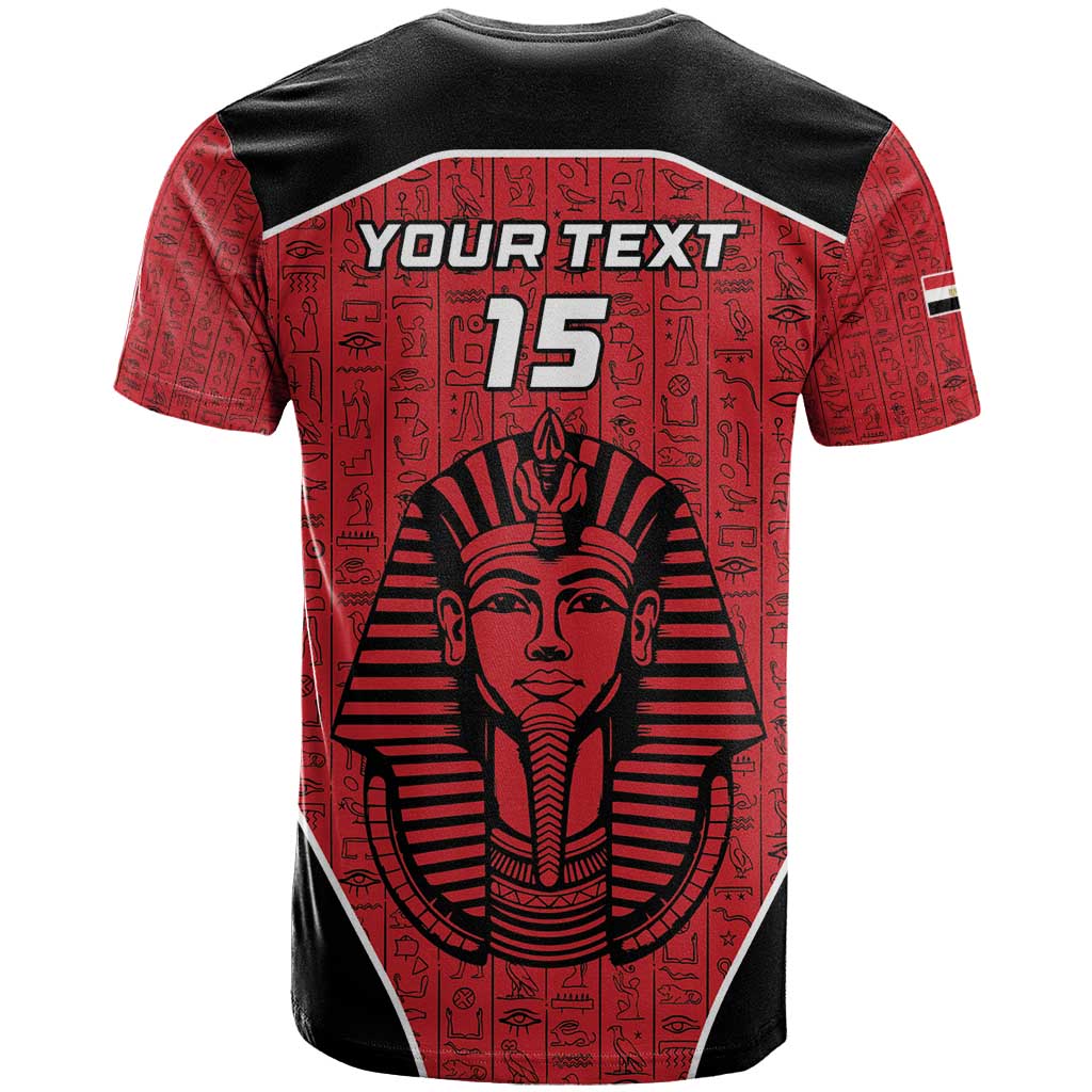 Custom Egypt Football T-Shirt Go Pharaohs Graphic Tee