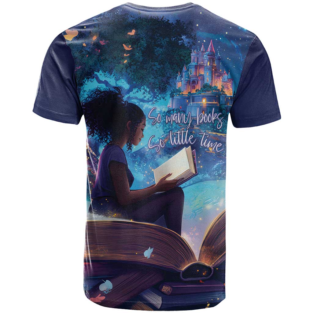Black Girls Book Lovers T-Shirt Just A Girl Who Loves Books Graphic Tee