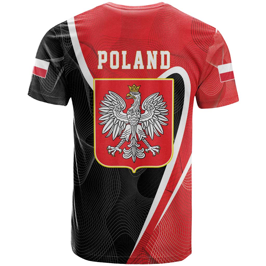Poland White Crowned Eagle T-Shirt Rzeczpospolita Polska Graphic Tee