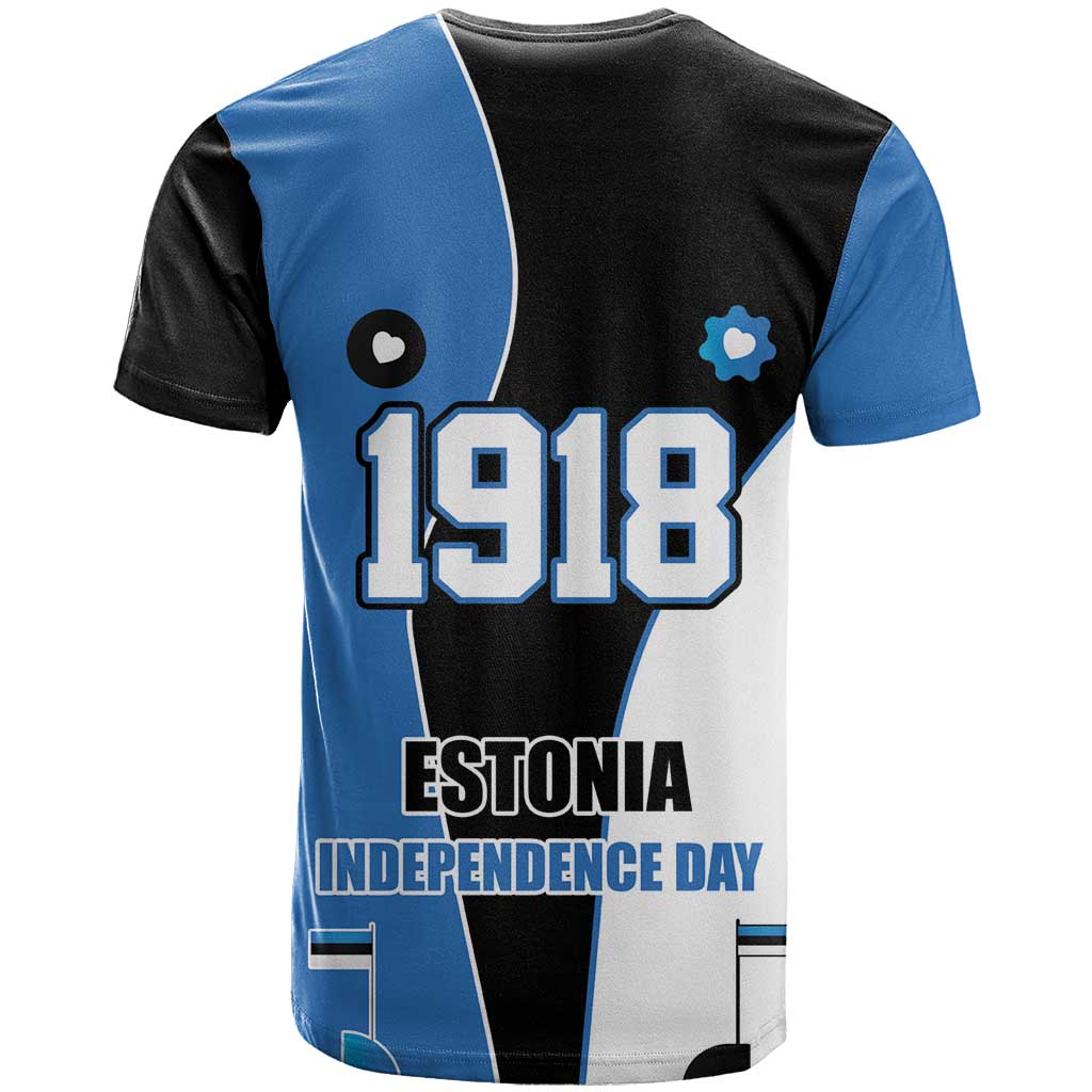 Estonia Independence day T-Shirt Eesti Vabariigi Aastapaev Graphic Tee
