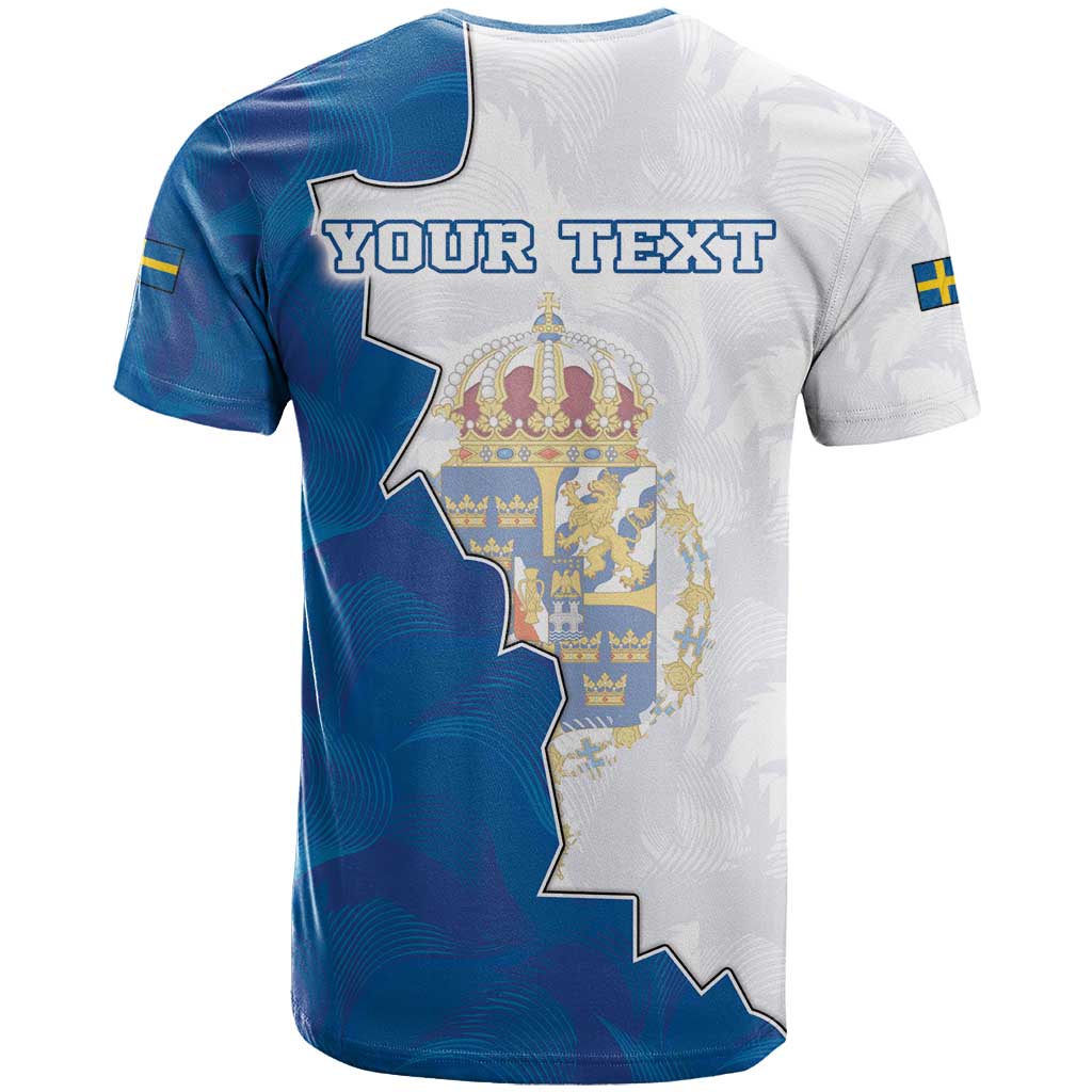 Personalized Kingdom of Sweden Coat of arms T-Shirt Graphic Tee