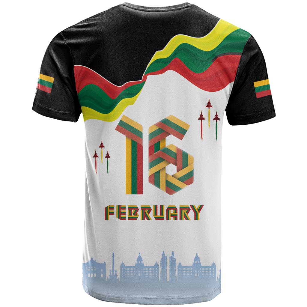 Lithuania Independence Day T-Shirt 16th February Graphic Tee