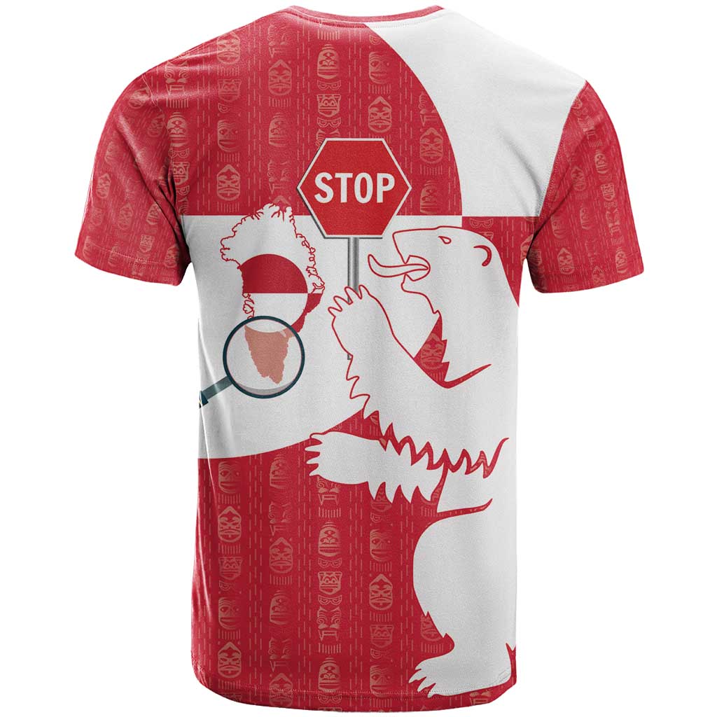 Greenland Not For Sale T-Shirt Polar Bear Graphic Tee