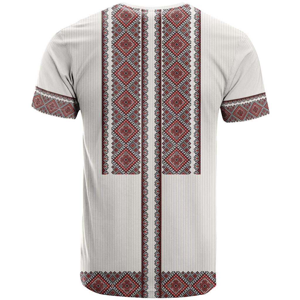 Ukraine Vyshyvanka Day T-Shirt Ukrainian Folk Seamless Graphic Tee