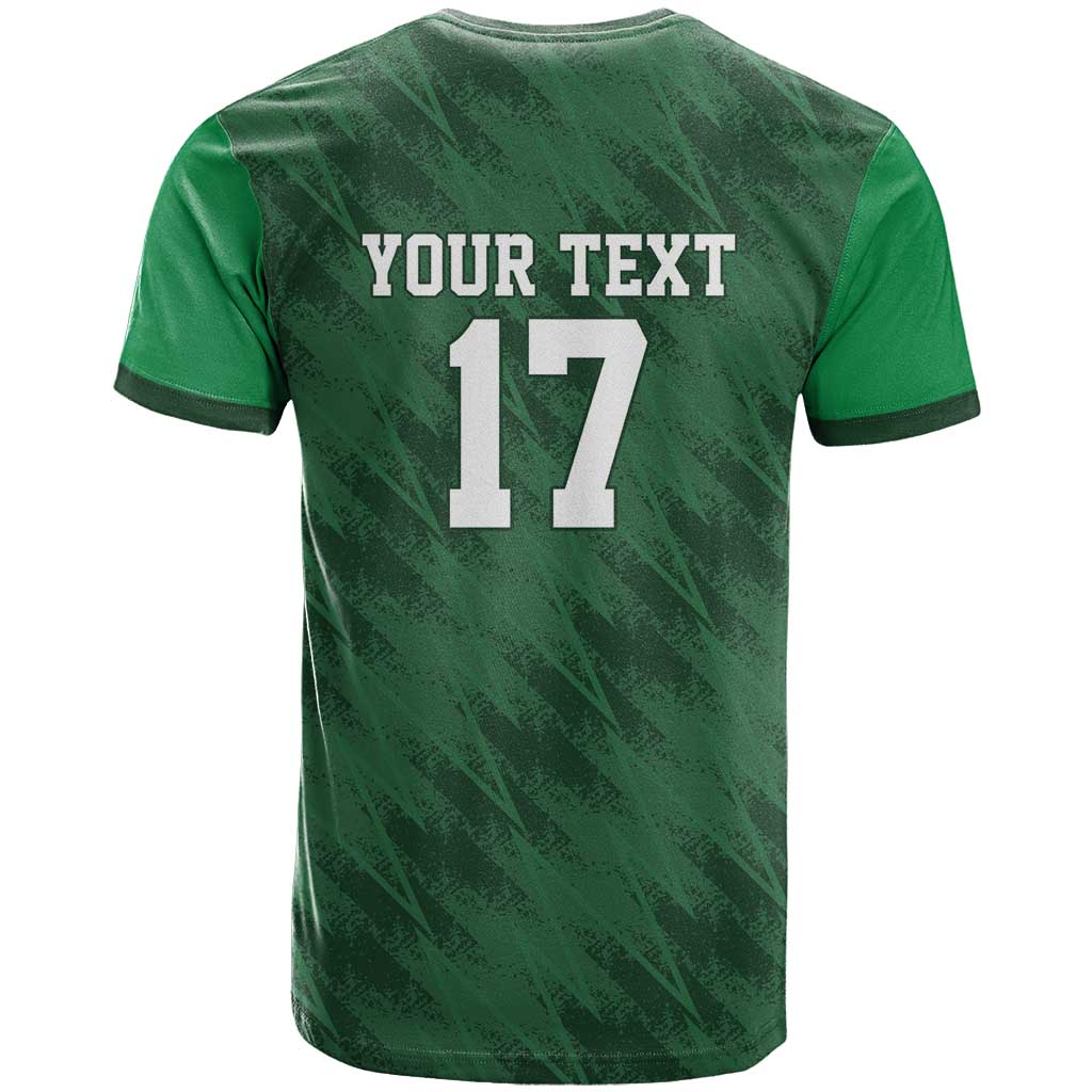 Custom Guadeloupe Football T-Shirt Basse Terre Green Style Graphic Tee