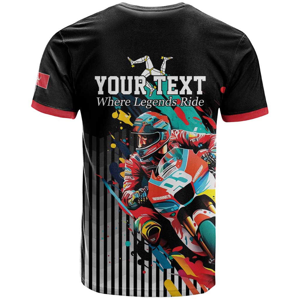 Personalized Isle of Man TT T-Shirt Motorcycle Racing Graphic Tee