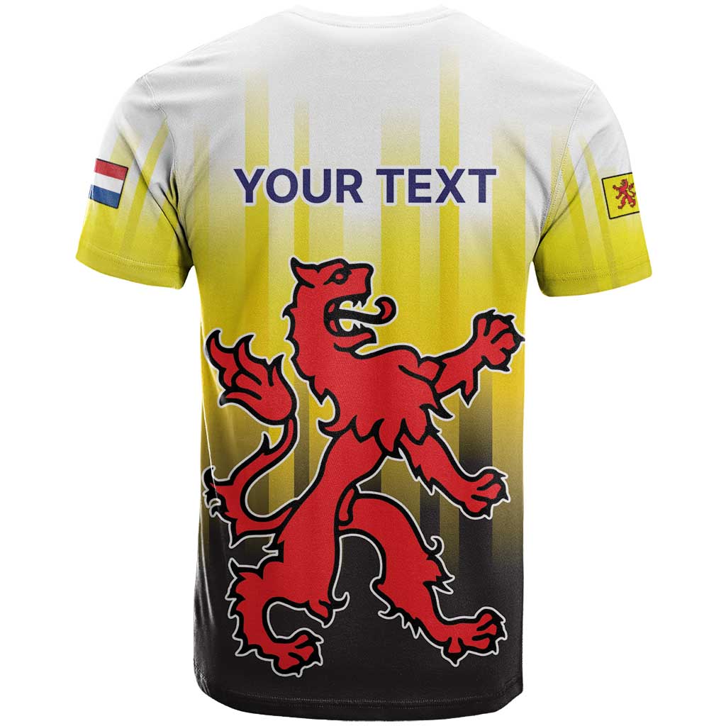 Netherlands Provincie Zuid-Holland Personalized T-Shirt Flag Style Graphic Tee