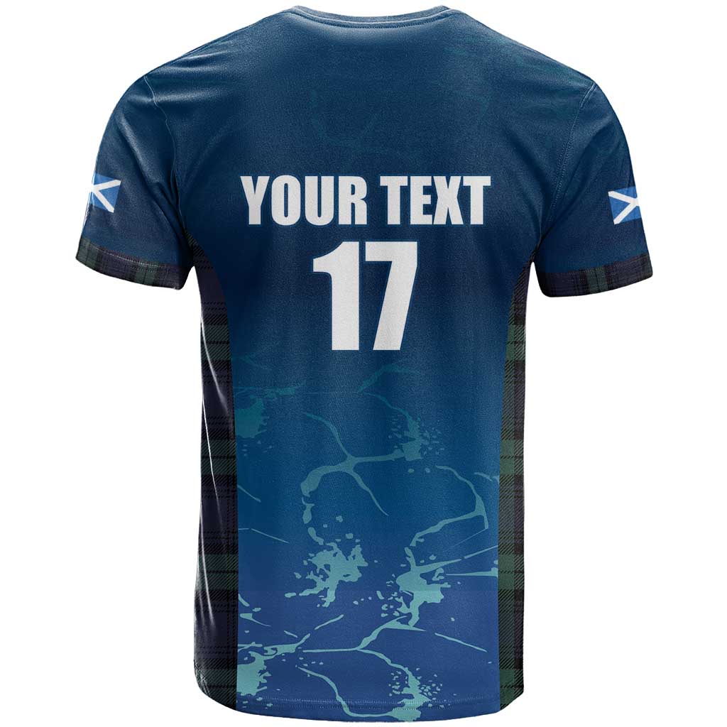 Custom Scotland Rugby T-Shirt Go Scottish Thistle Graphic Tee