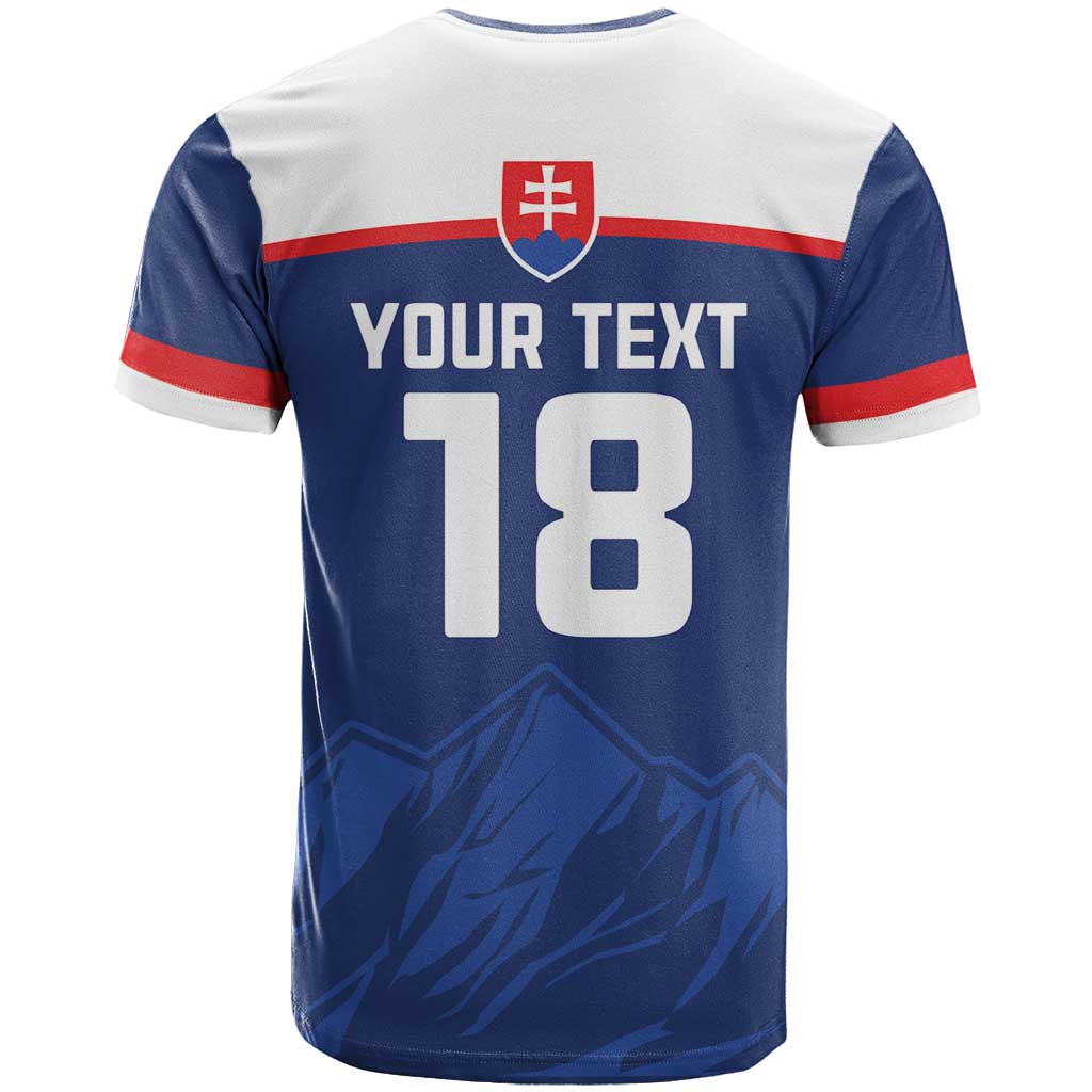 Custom Slovakia Hockey T-Shirt Tatra Mountain Pride 2026 Graphic Tee