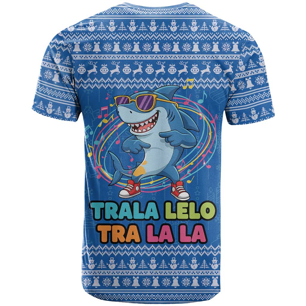 Brainrot Tralalero Tralala Shark T-Shirt Christmas Funny Graphic Tee