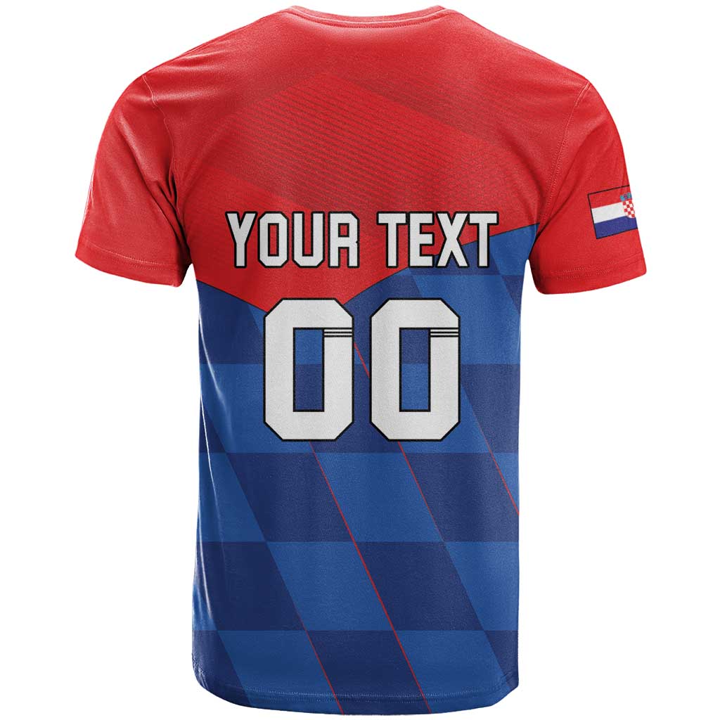 Custom Croatia Football T-Shirt Hrvatska Nogometna Reprezentacija Graphic Tee