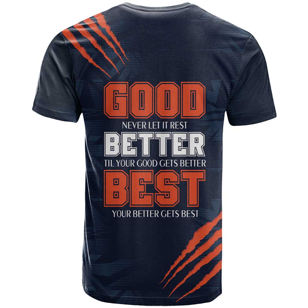 Good Better Best Chicago T-Shirt Funny Cool Bear Graphic Tee