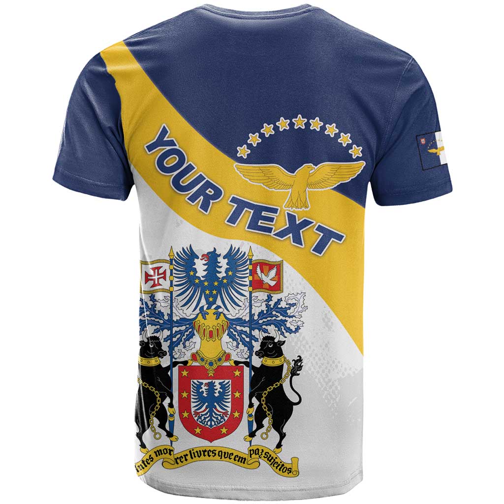 Personalized Azores T-Shirt Antes Morrer Livres Que Em Paz Sujeitos Graphic Tee