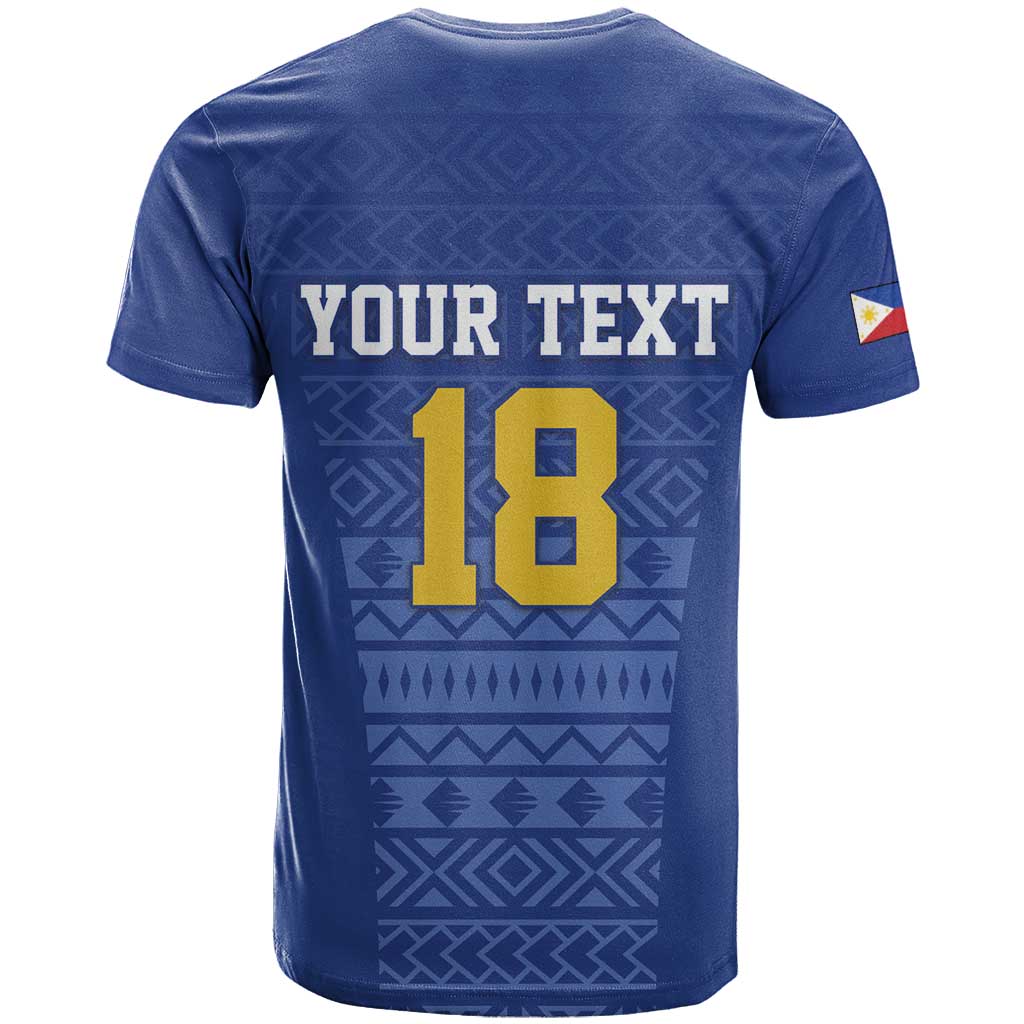 Custom Philippines Football T-Shirt Pambansang koponan ng futbol ng Pilipinas Graphic Tee