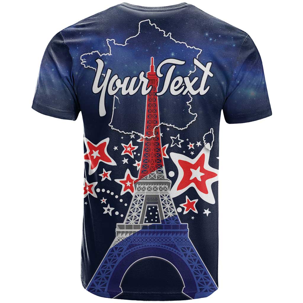 Personalized Happy Bastille Day T-Shirt Vive la France! Graphic Tee
