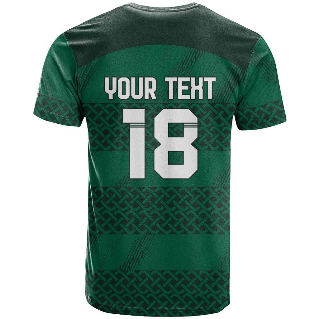 Custom Ireland Rugby T-Shirt Celtic Heritage Graphic Tee
