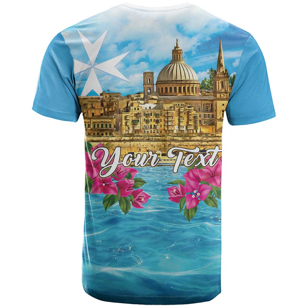 Personalized Malta T-Shirt Valletta Capital Maltese Cross Graphic Tee
