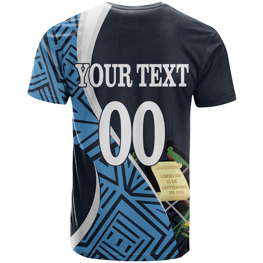 Custom Guatemala Football T-Shirt Los Chapines Go Champion Graphic Tee