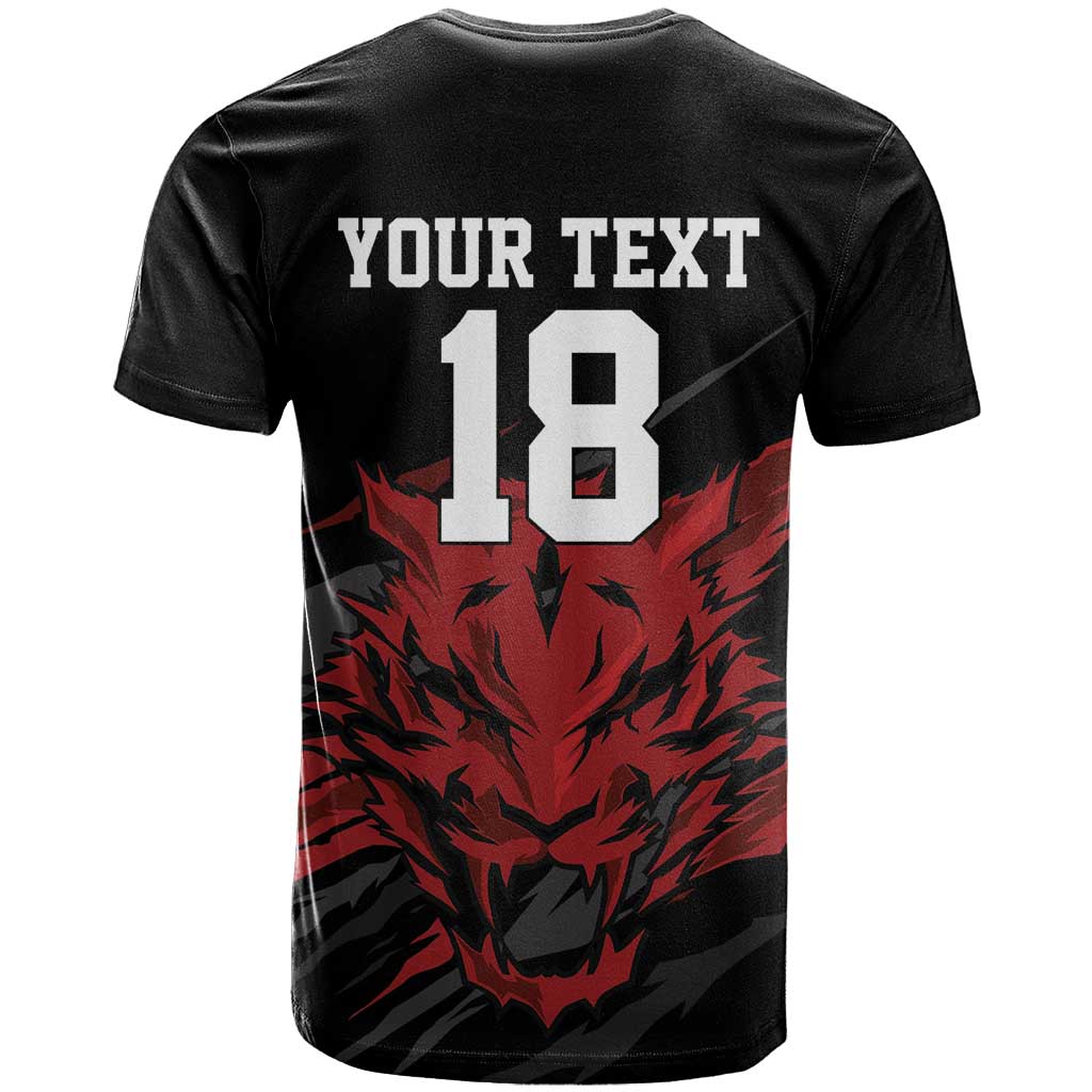 Custom South Korea Football T-Shirt Taegeuk Warriors Spirit Graphic Tee
