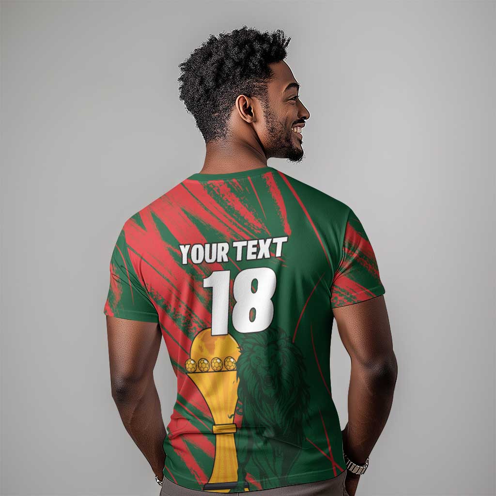 Custom Senegal Champions Football T-Shirt Lions of Teranga Rise Again Graphic Tee