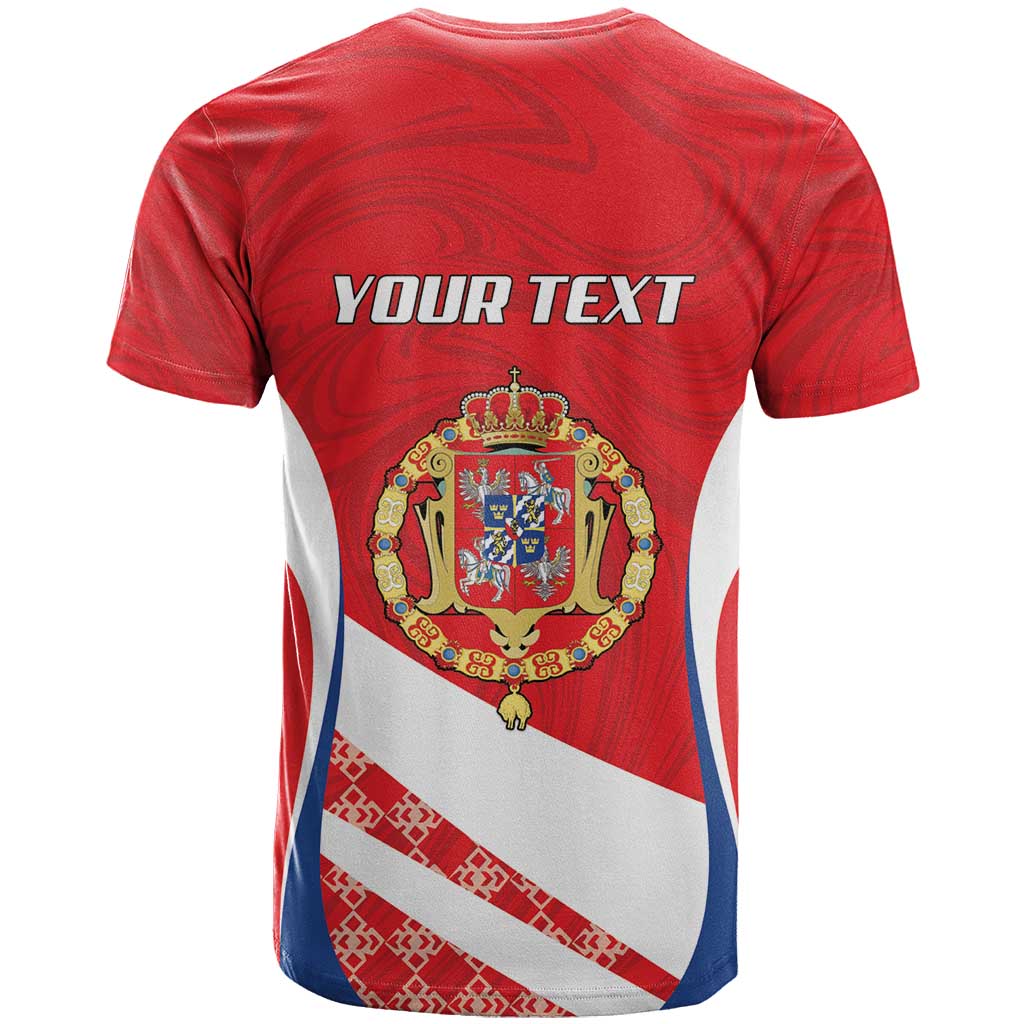 Poland-Lithuania Personalized T-Shirt Heraldic Eagle and Vytis Historical Graphic Tee