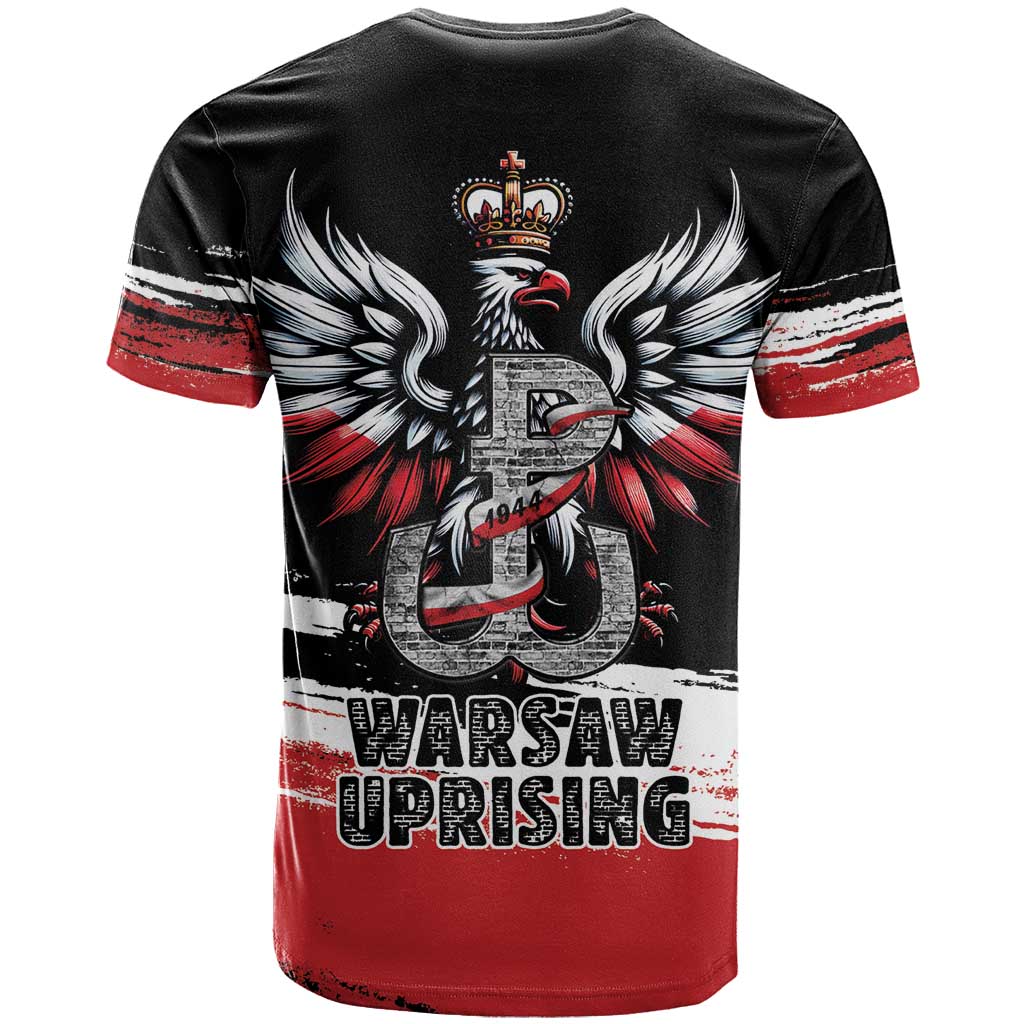 Warsaw Uprising 1944 T-Shirt Polska Walczy Kotwica Graphic Tee