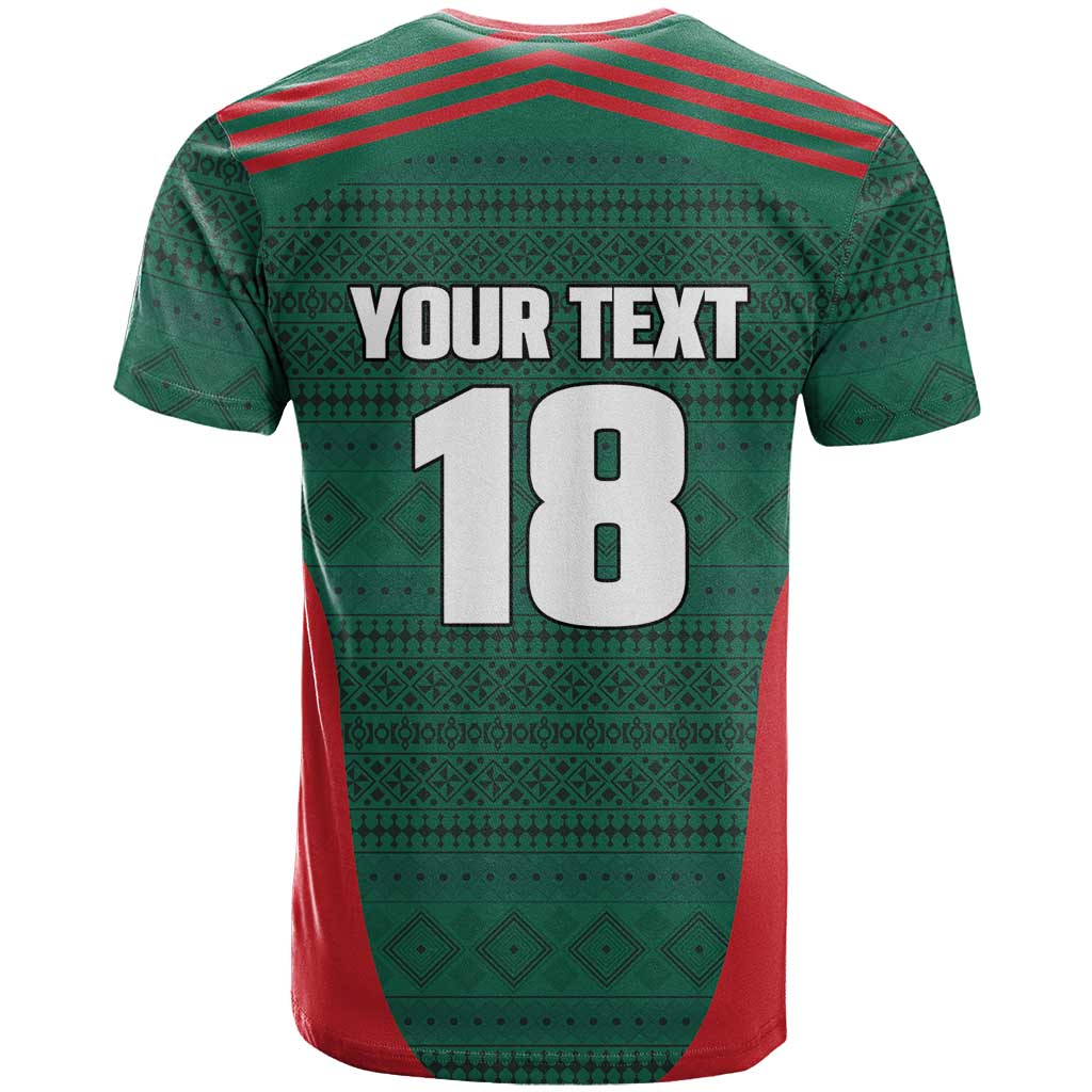 Custom Mexico Football T-Shirt Aztec Eagle Spirit Graphic Tee