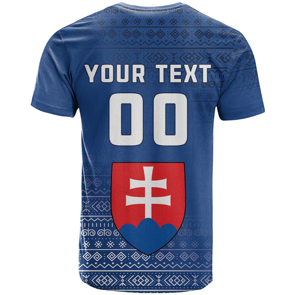Custom Slovakia Volleyball T-Shirt Come On Repre Graphic Tee