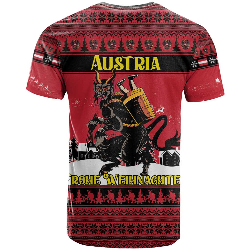 Austria Christmas T-Shirt Krampus You Were Naughty Graphic Tee