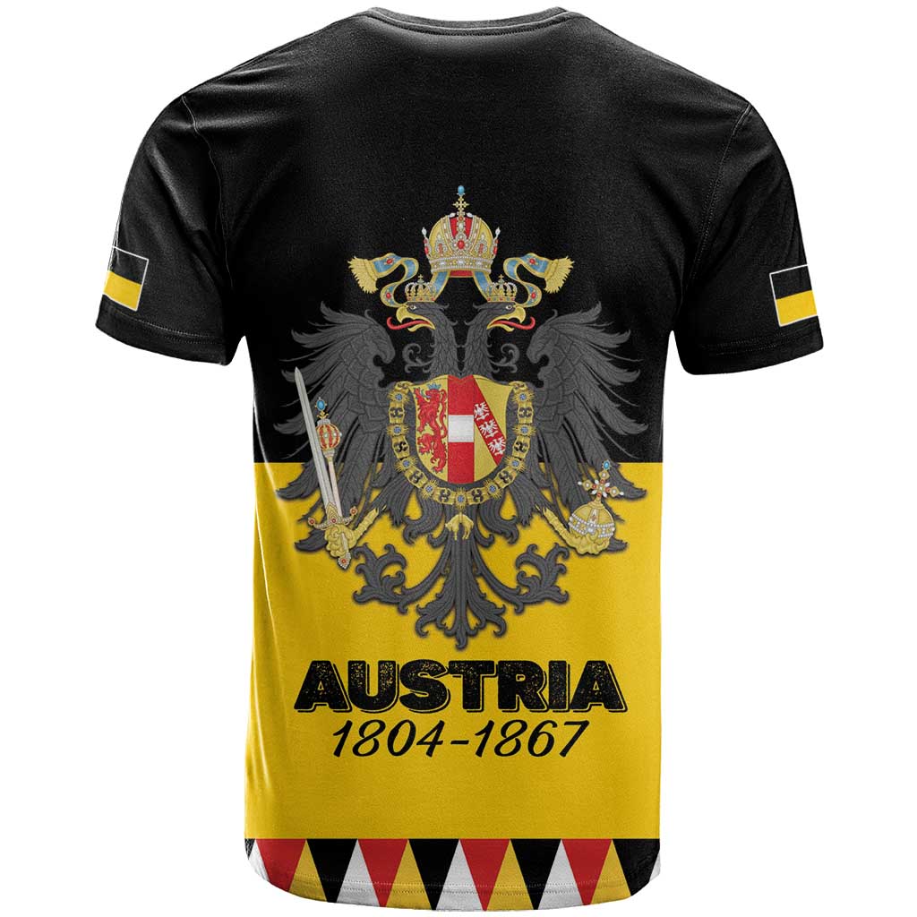 Austrian Empire 18041867 T-Shirt Flag Style Graphic Tee