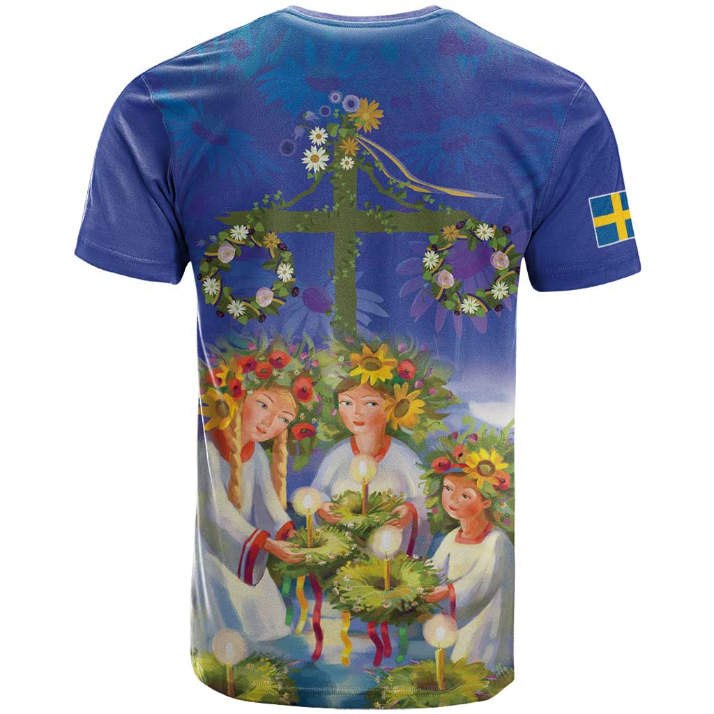 Swedish Glad Midsommar T-Shirt Hade du en bra Midsommar Graphic Tee