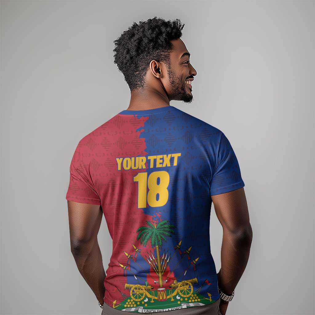 Custom Afro-Haitians Football T-Shirt Les Grenadiers 2026 World Football Graphic Tee