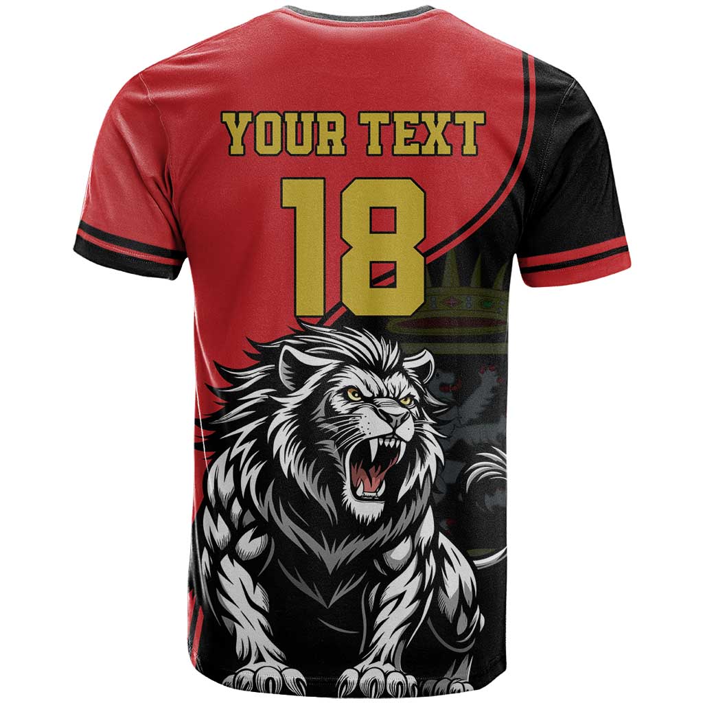 Custom Aosta Valley T-Shirt Lion Sporty Style Graphic Tee
