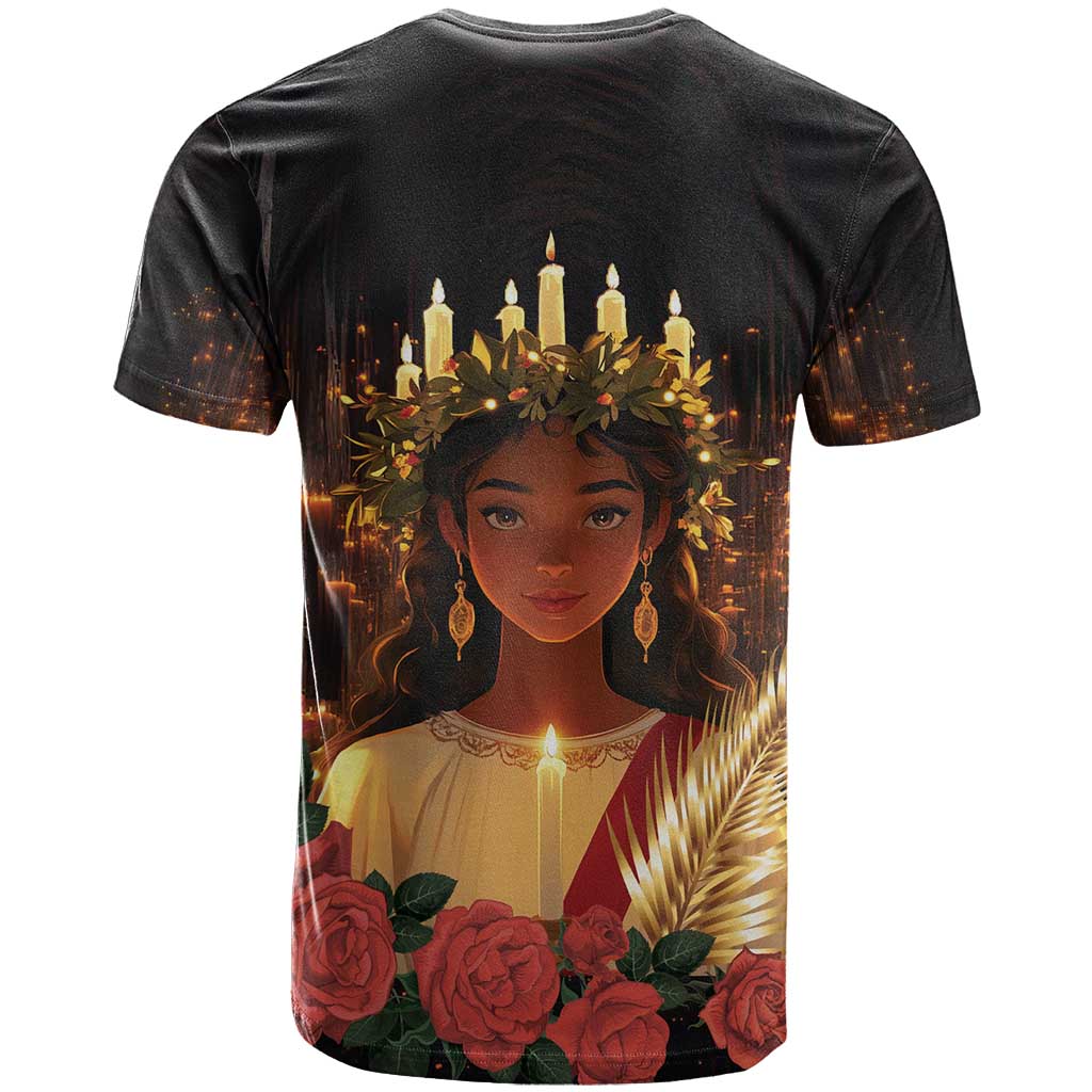 Happy St. Lucy T-Shirt Light of Christ Graphic Tee