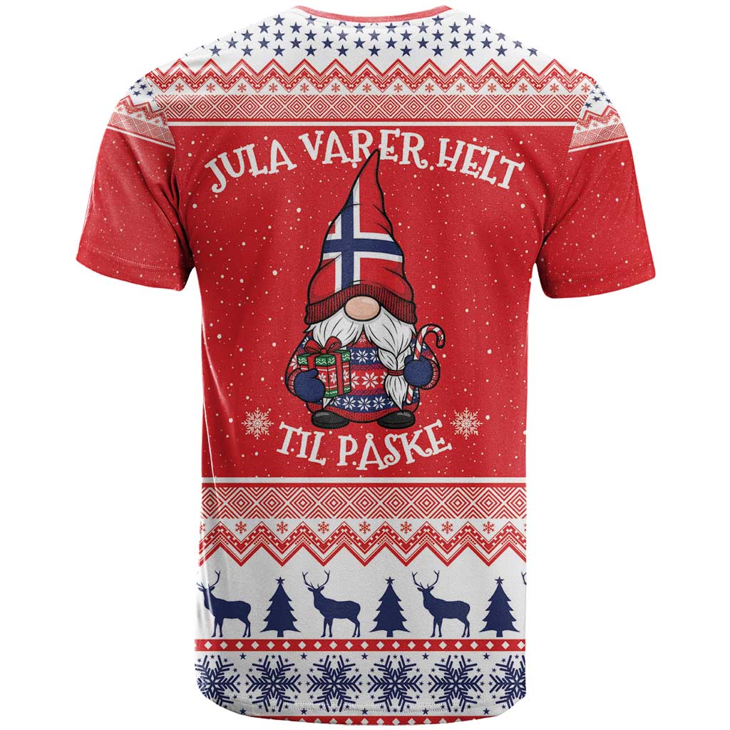 Norway Christmas T-Shirt Lovely Nordic Gnome Graphic Tee