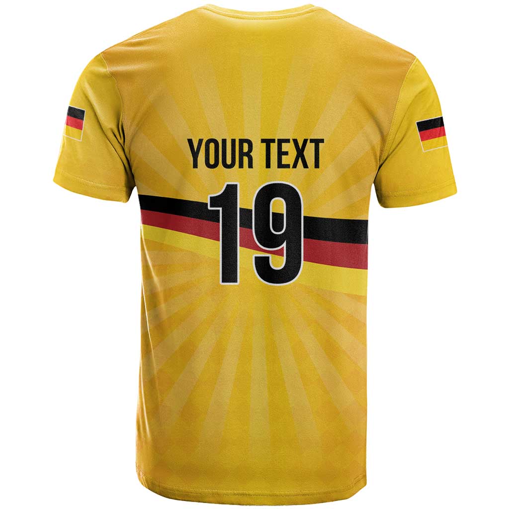 Custom Germany Heritage Eagle T-Shirt German Eagle with Flag Design Graphic Tee