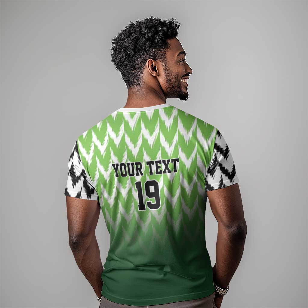 Custom Nigeria Football T-Shirt The Super Eagles Rise Graphic Tee