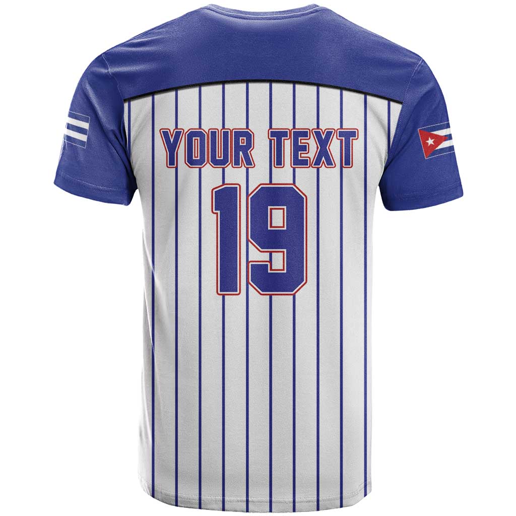 Cuba Baseball Custom T-Shirt Cuban Flag Mascot Design Graphic Tee