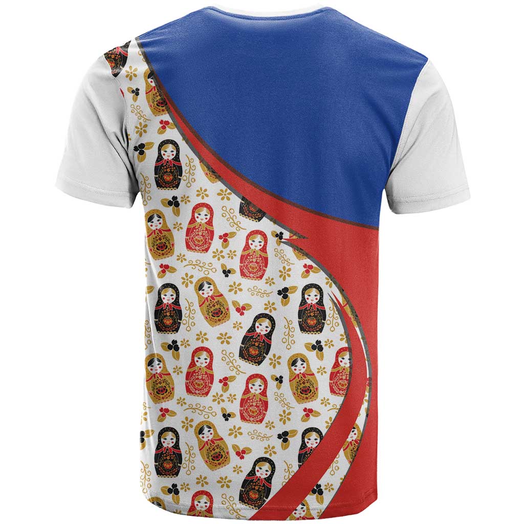 Russian Doll T-Shirt Flag Color Style No1 Graphic Tee