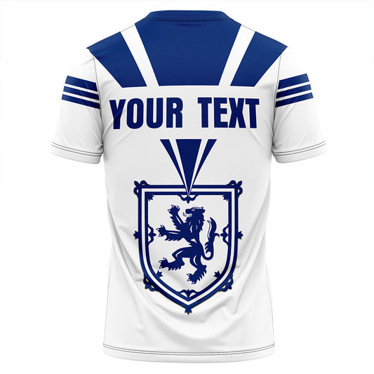Custom Scotland Royal Blue T-Shirt Graphic Tee