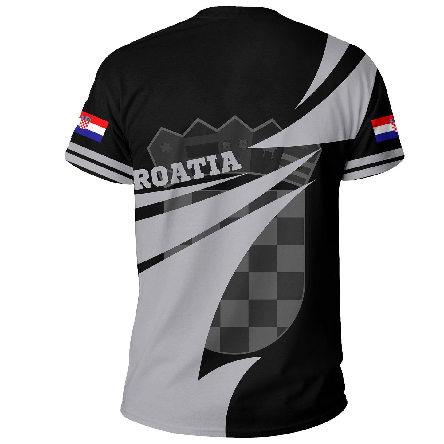 Croatia T-Shirt Flag Jersey Graphic Tee