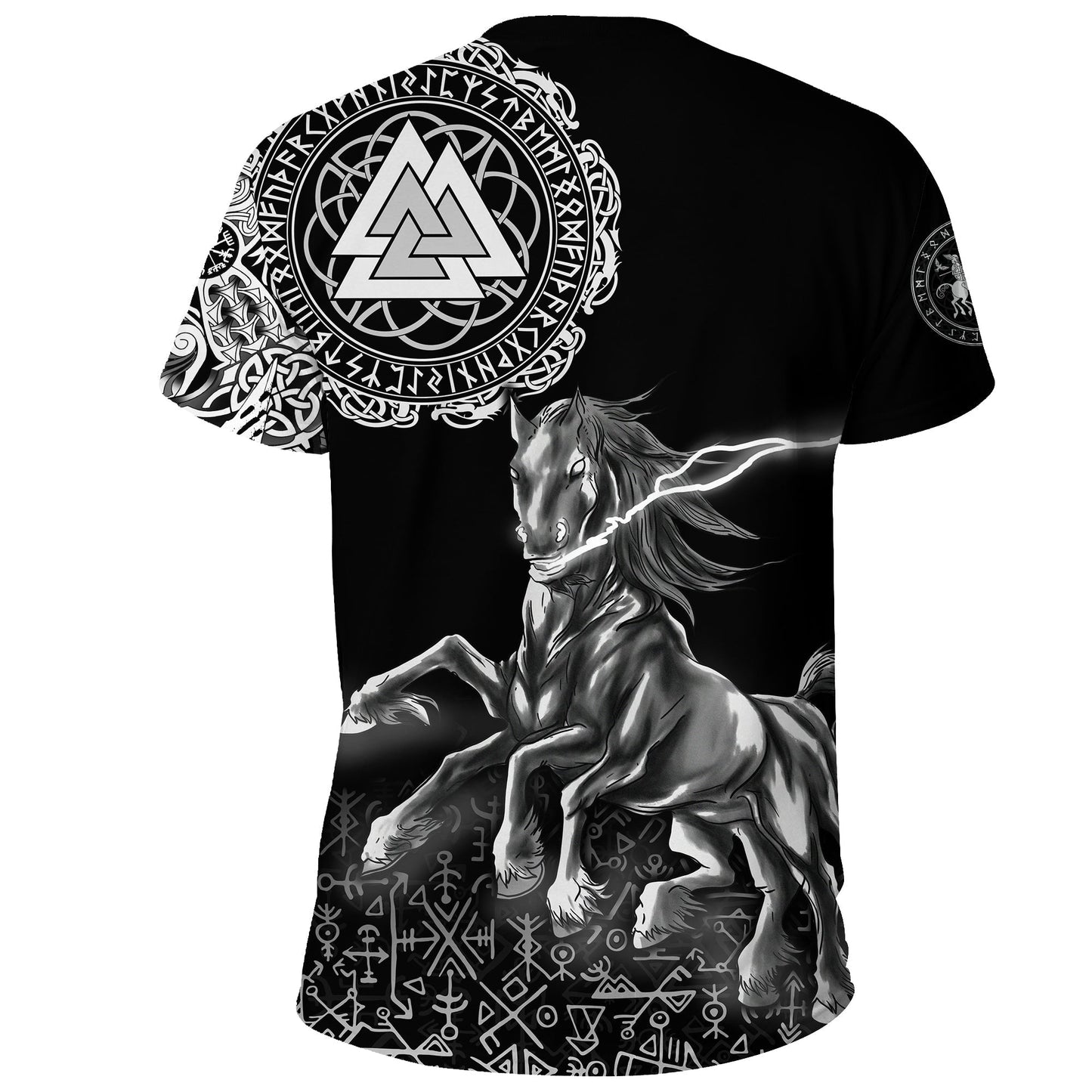 Viking T-Shirt Sleipnir Odin Graphic Tee
